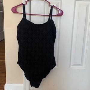 FINAL PRICE DROP Black one piece swimsuit